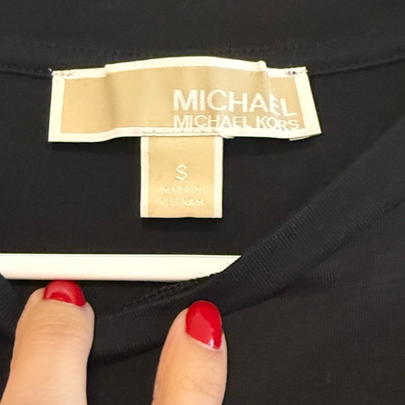 Michael Kors Black Long Sleeve Tee - Picture 3 of 5